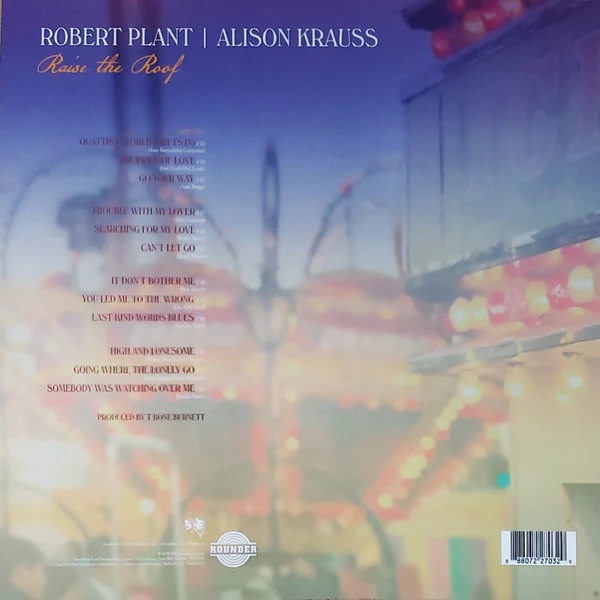 Robert Plant, Alison Krauss – Raise The Roof (VG+/VG+) – 2xLP, US 2021 - Image 2