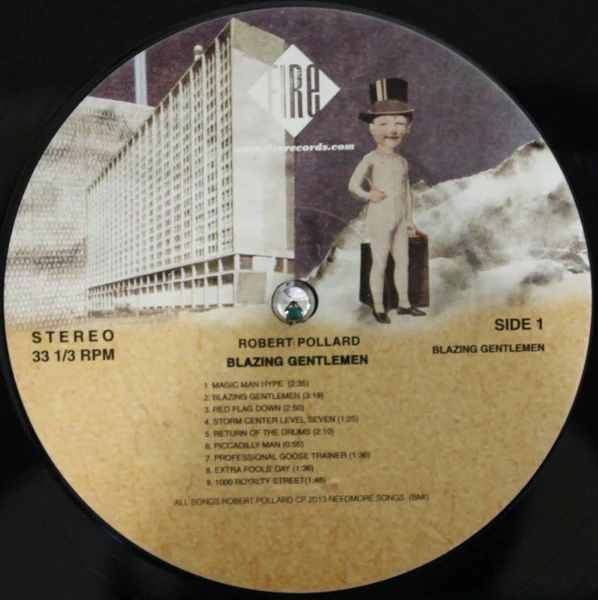 Robert Pollard – Blazing Gentlemen (VG+/VG+) – LP, UK 2013 - Image 3