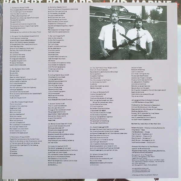 Robert Pollard – Kid Marine (VG+/E) – LP, US 2019 - Image 3