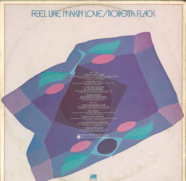 Roberta Flack – Feel Like Makin' Love (VG+/VG+) – LP, AU 1975 - Image 4