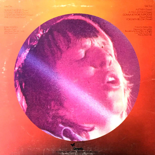 Robin Trower – For Earth Below (VG/VG) – LP, US 1975 - Image 2