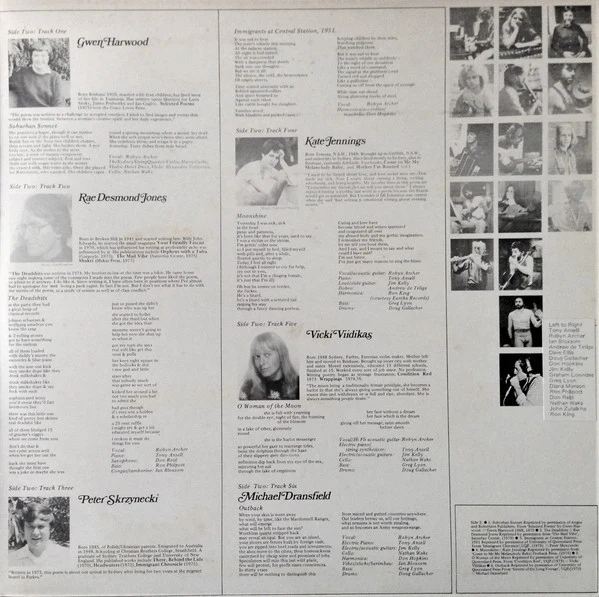 Robyn Archer – The Wild Girl In The Heart (VG+/VG+) – LP, AU 1978 - Image 3