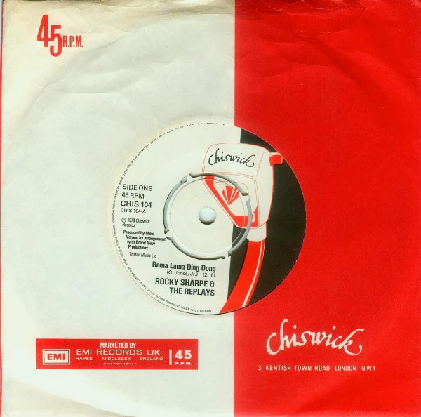 Rocky Sharpe & The Replays – Rama Lama Ding Dong (E/Generic) – 7", UK 1978 - Image 2