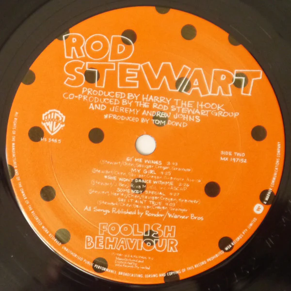 Rod Stewart – Foolish Behaviour (VG+/VG+) – LP, AU 1980 - Image 4