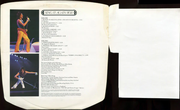 Rod Stewart – Sing It Again Rod (VG+/VG+) – LP, UK 1973 - Image 5