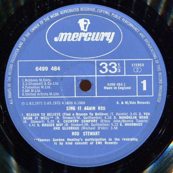Rod Stewart – Sing It Again Rod (VG+/VG+) – LP, UK 1973 - Image 7