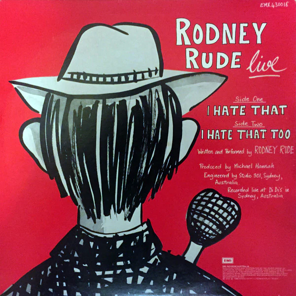 Rodney Rude – Live (VG+/VG+) – LP, AU 1984 - Image 2