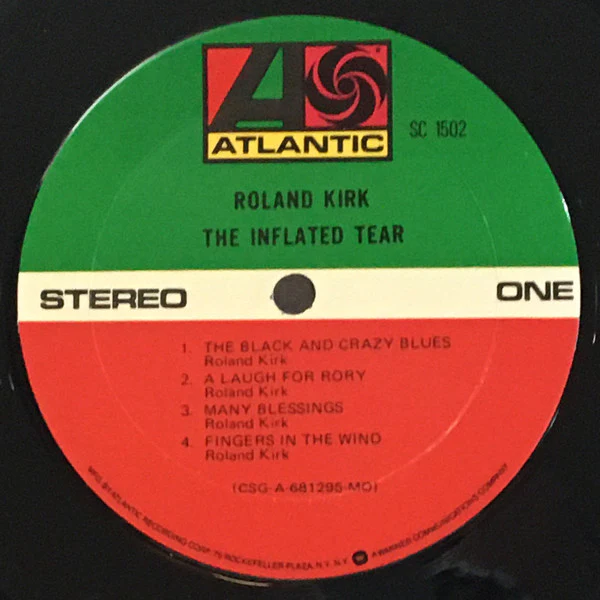 Roland Kirk – The Inflated Tear (VG+/VG+) – LP, US - Image 3