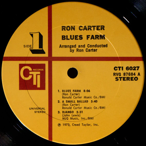 Ron Carter – Blues Farm (VG+/VG+) – LP, US 1973 - Image 5