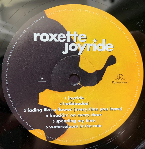 Roxette – Joyride (E/E) – LP, EU 2021 - Image 4