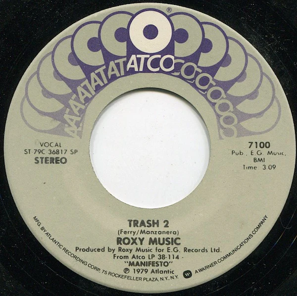 Roxy Music – Dance Away (VG/Generic) – 7", US 1979 - Image 2