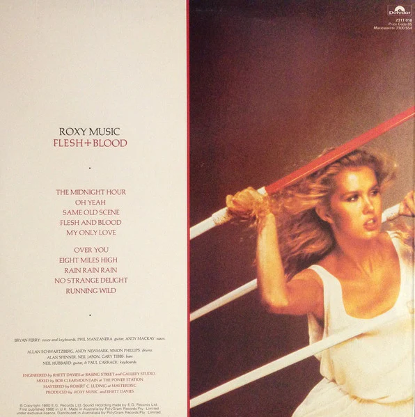 Roxy Music – Flesh + Blood (VG/VG+) – LP, AU 1980 - Image 2
