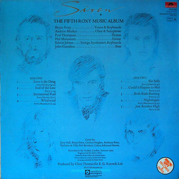 Roxy Music – Siren (VG+/VG) – LP, NZ 1977 - Image 2