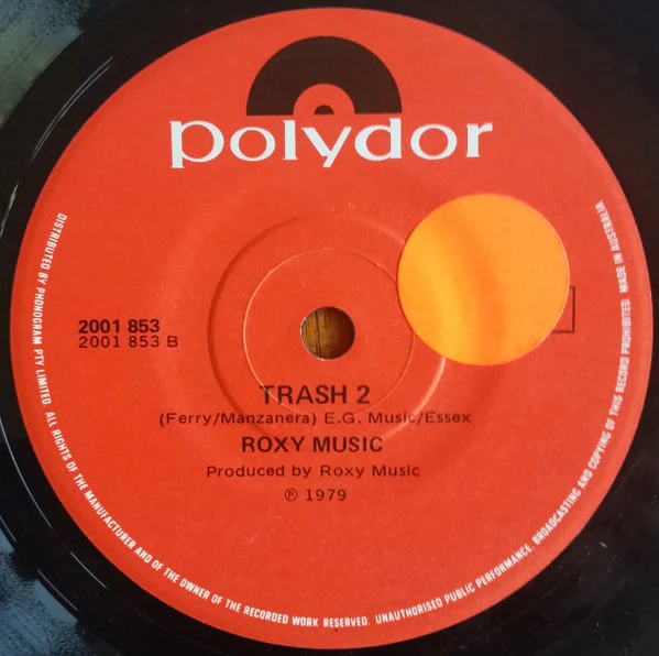 Roxy Music – Trash (E/Generic) – 7", AU 1979 - Image 2