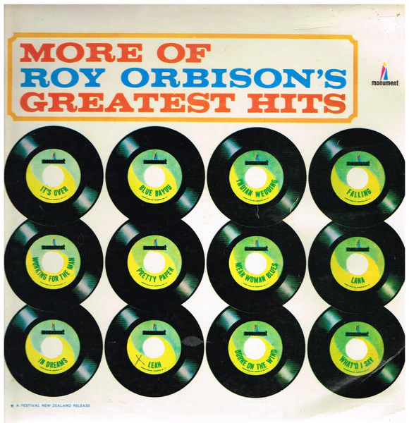Roy Orbison – More Of Roy Orbison's Greatest Hits (VG/VG+) – LP, NZ