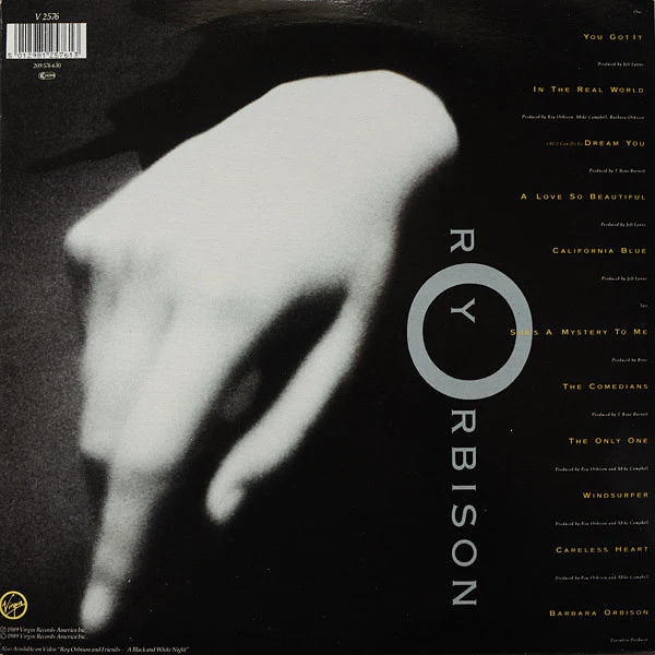 Roy Orbison – Mystery Girl (VG+/VG+) – LP, Australasia 1989 - Image 2