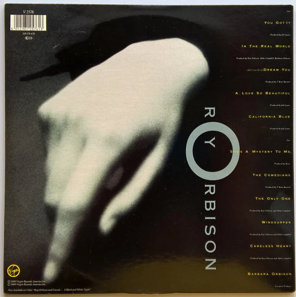 Roy Orbison – Mystery Girl (VG+/VG+) – LP, AU 1989 - Image 4