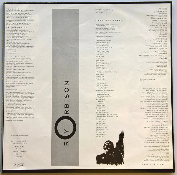 Roy Orbison – Mystery Girl (VG+/VG+) – LP, AU 1989 - Image 5