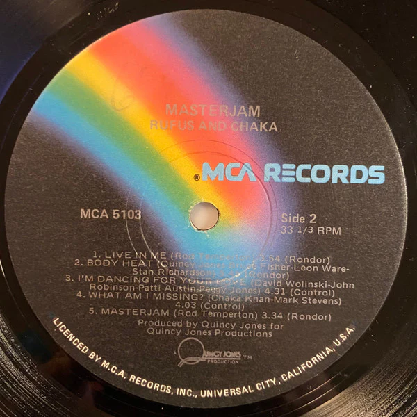 Rufus & Chaka Khan – Masterjam (VG/VG+) – LP, AU 1979 - Image 4