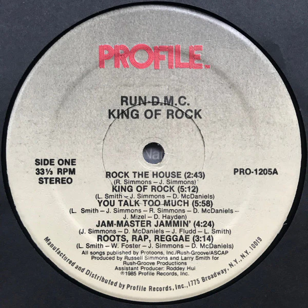 Run-DMC – King Of Rock (VG/VG) – LP, US 1985 - Image 3