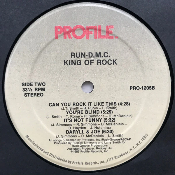 Run-DMC – King Of Rock (VG/VG) – LP, US 1985 - Image 4