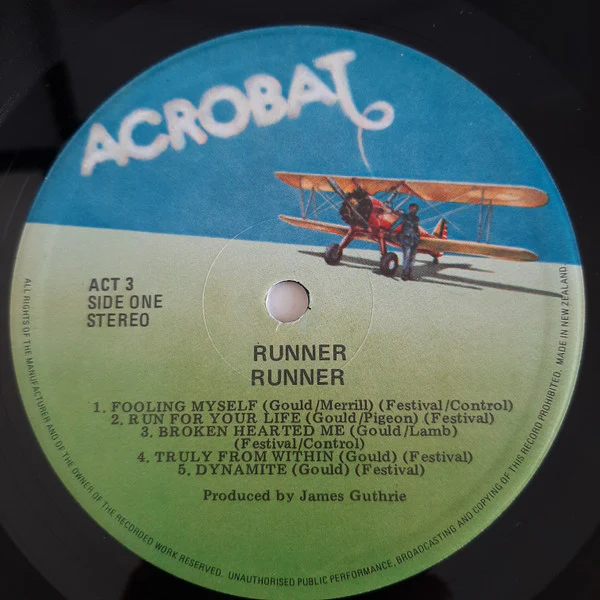 Runner – Runner (VG+/VG+) – LP, NZ 1979 - Image 3