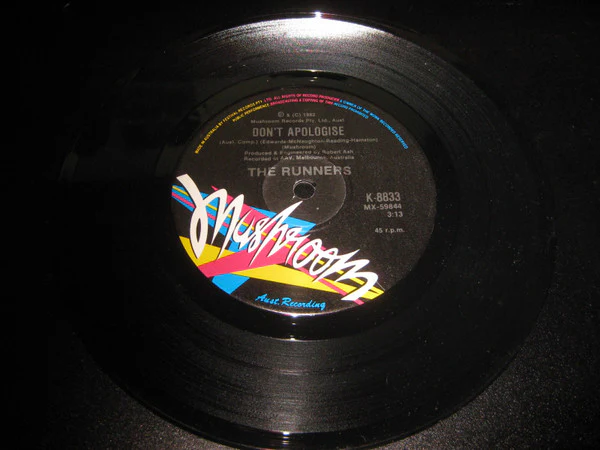 Runners – Hook Line and Sinker (E/VG+) – 7", AU 1982 - Image 4
