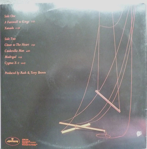 Rush – A Farewell To Kings (VG/VG+) – LP, AU 1977 - Image 4