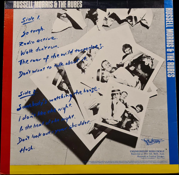 Russell Morris And The Rubes – Almost Frantic (VG+/VG+) – LP, AU 1980 - Image 2