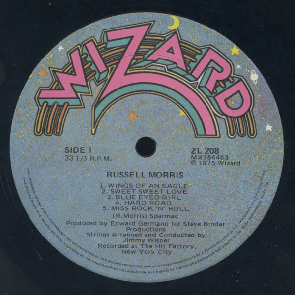 Russell Morris – Russell Morris (VG+/VG+) – LP, AU 1975 - Image 3