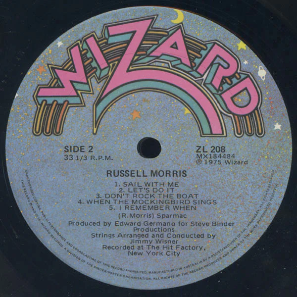 Russell Morris – Russell Morris (VG+/VG+) – LP, AU 1975 - Image 4