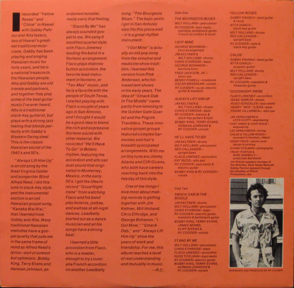 Ry Cooder – Chicken Skin Music (E/VG+) – LP, AU 1976 - Image 5