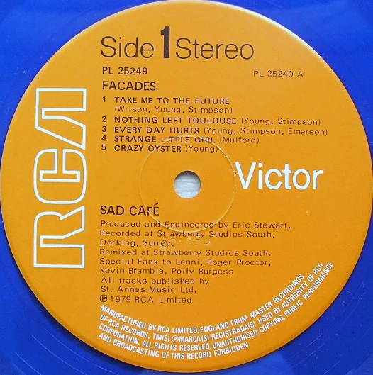 Sad Café – Facades (VG/VG) – LP, UK 1979 - Image 3