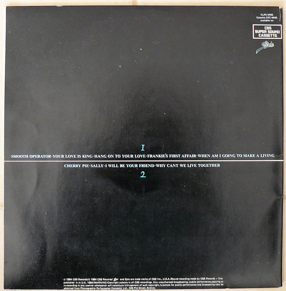 Sade – Diamond Life (VG/E) – LP, AU 1984 - Image 2