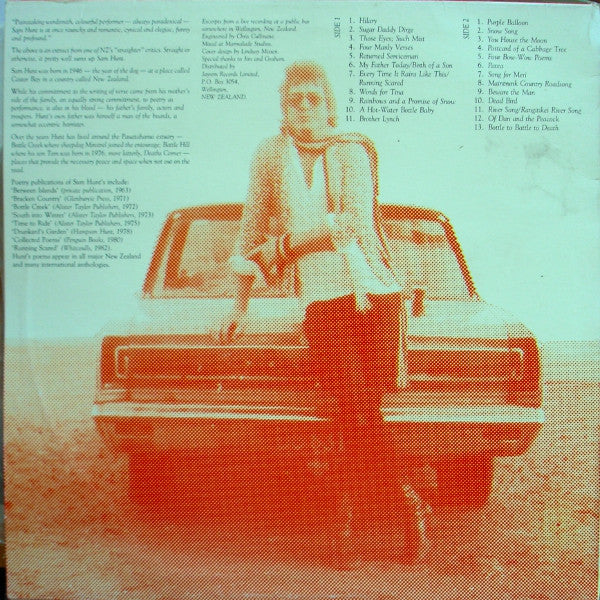 Sam Hunt – Bottle To Battle To Death (VG+/VG+) – LP, NZ 1983 - Image 2