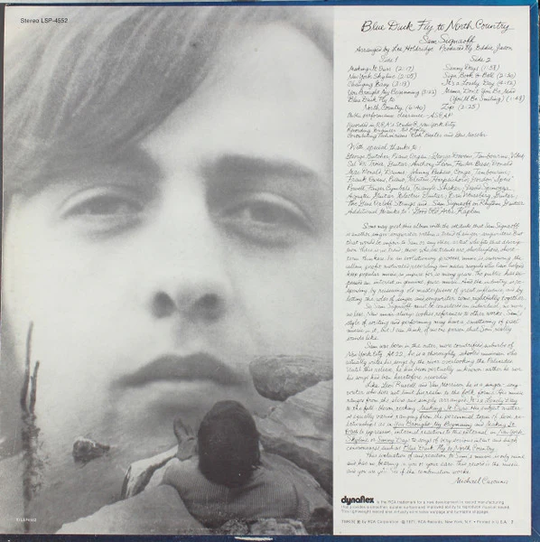 Sam Signaoff – Blue Duck Fly To North Country (VG+/VG) – LP, US 1971 - Image 2