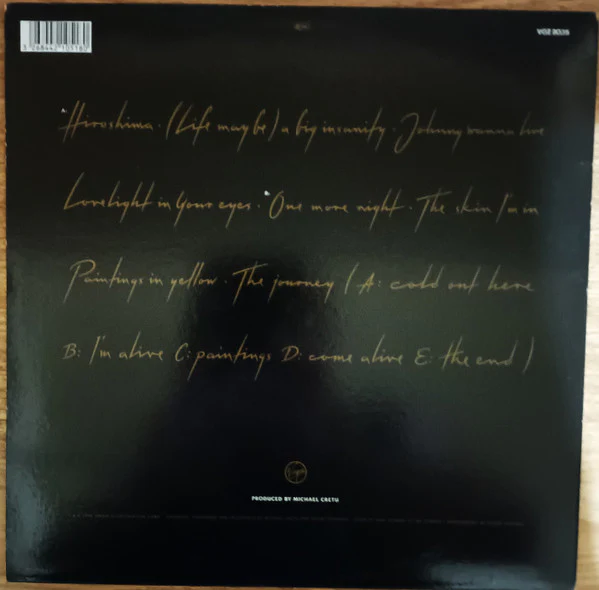 Sandra – Paintings In Yellow (VG+/E) – LP, Australasia 1990 - Image 2