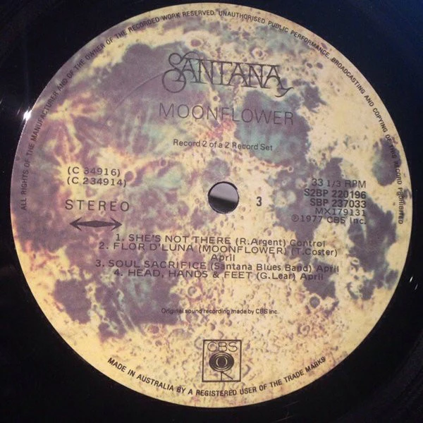 Santana – Moonflower (VG+/VG+) – 2xLP, AU 1977 - Image 4