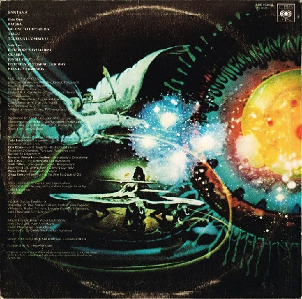 Santana – Santana (VG/VG) – LP, AU 1971 - Image 2