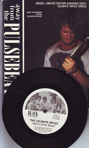 Saqqara Dogs, The Celibate Rifles – Splatterdance / Merry Xmas Blues (VG+/Generic) – 7", US 1988 - Image 3