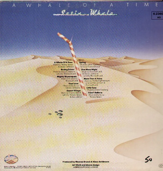 Satin Whale – A Whale Of A Time (VG+/VG+) – LP, DE 1978 - Image 2
