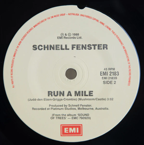 Schnell Fenster – This Illusion (VG+/VG+) – 7", AU 1988 - Image 4