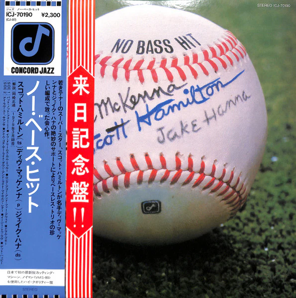 Scott Hamilton, Jake Hanna, Dave McKenna – No Bass Hit (VG+/VG+) – LP, JP 1979, No OBI - Image 2