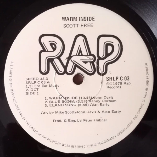 Scottfree – Warm Inside (VG+/VG+) – LP, ZA 1979 - Image 3
