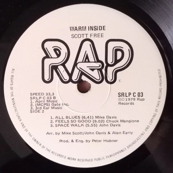 Scottfree – Warm Inside (VG+/VG+) – LP, ZA 1979 - Image 4