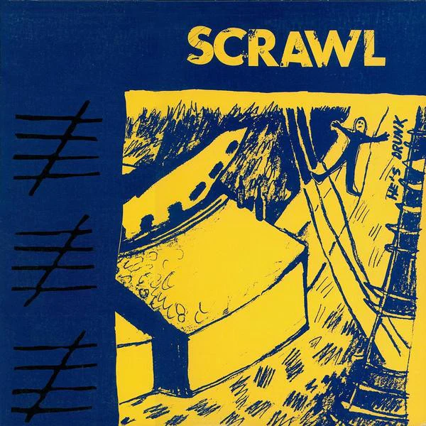 Scrawl – He's Drunk (VG+/VG) – LP, US 1988