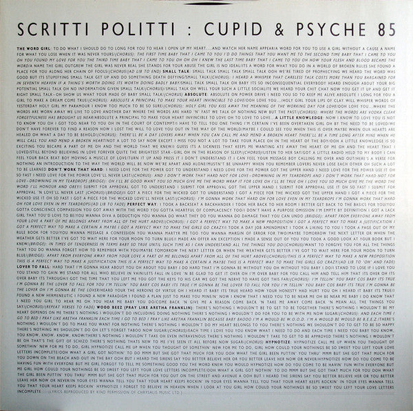 Scritti Politti – Cupid & Psyche 85 (VG+/VG+) – LP, UK 1985 - Image 6