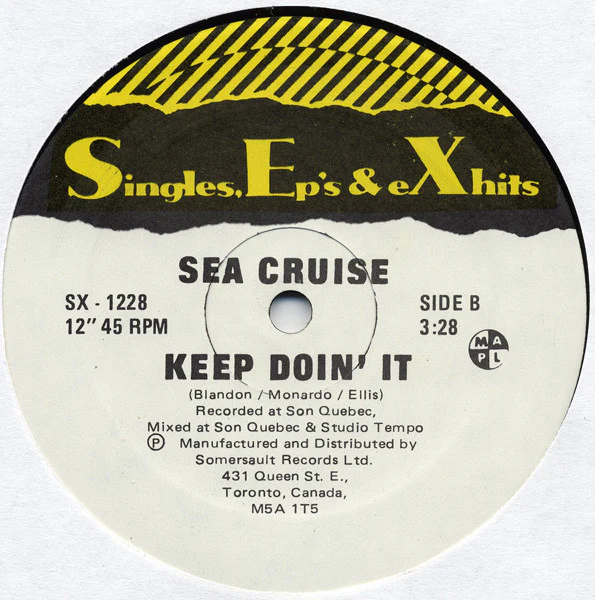 Sea Cruise – Medley (VG+/VG+) – 12", CA - Image 3