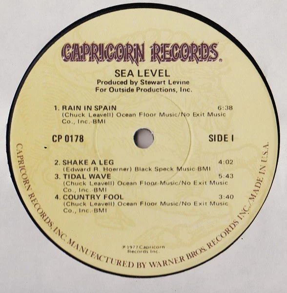 Sea Level – Sea Level (VG+/VG+) – LP, US 1977 - Image 5