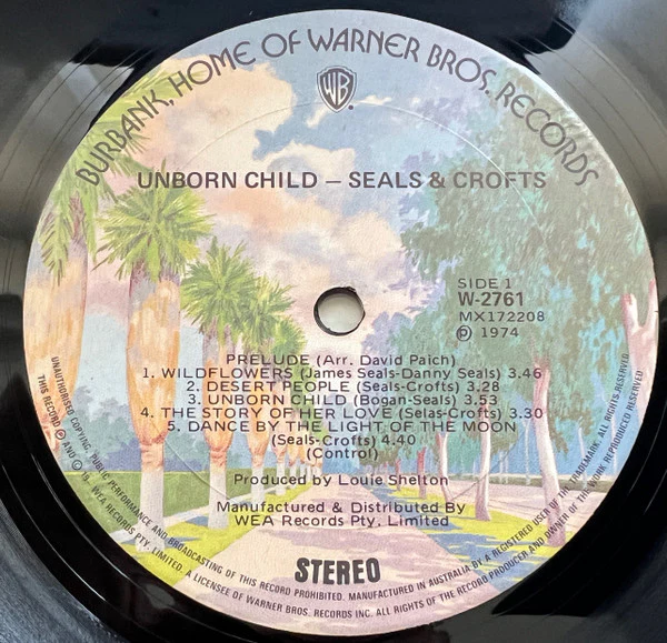 Seals & Crofts – Unborn Child (VG+/VG) – LP, AU 1974 - Image 3
